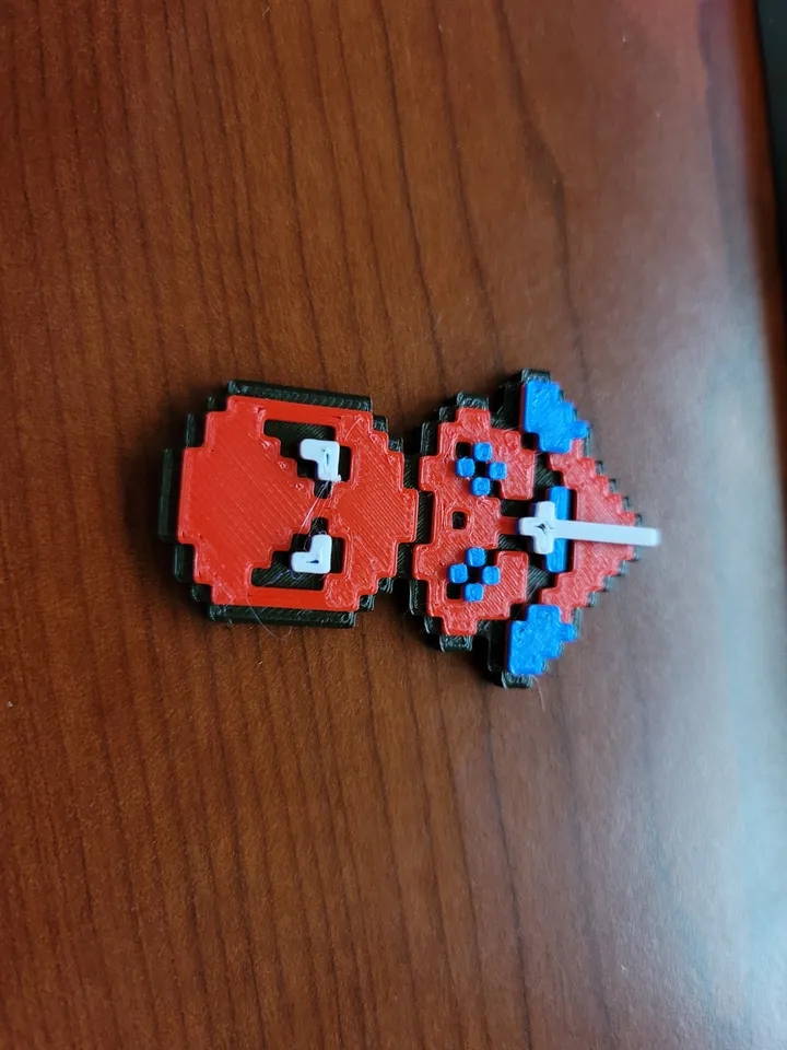 8-bit Spider-Man Magnet by Ankhadia | Download free STL model |  