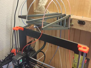 Filament Wall Mount and Guide 4 mm & 2 mm Bowden by mcweck | Download ...