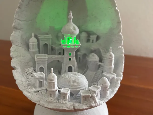 LED Sockel für Moon city
