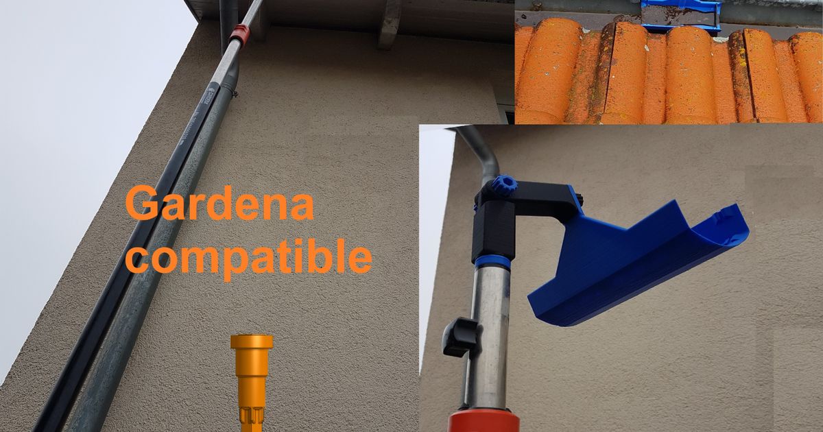 Rain Gutter Cleaner Gardena compatible by vivamus3d Download free