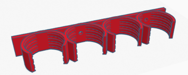 Vacuum cleaner hose holder