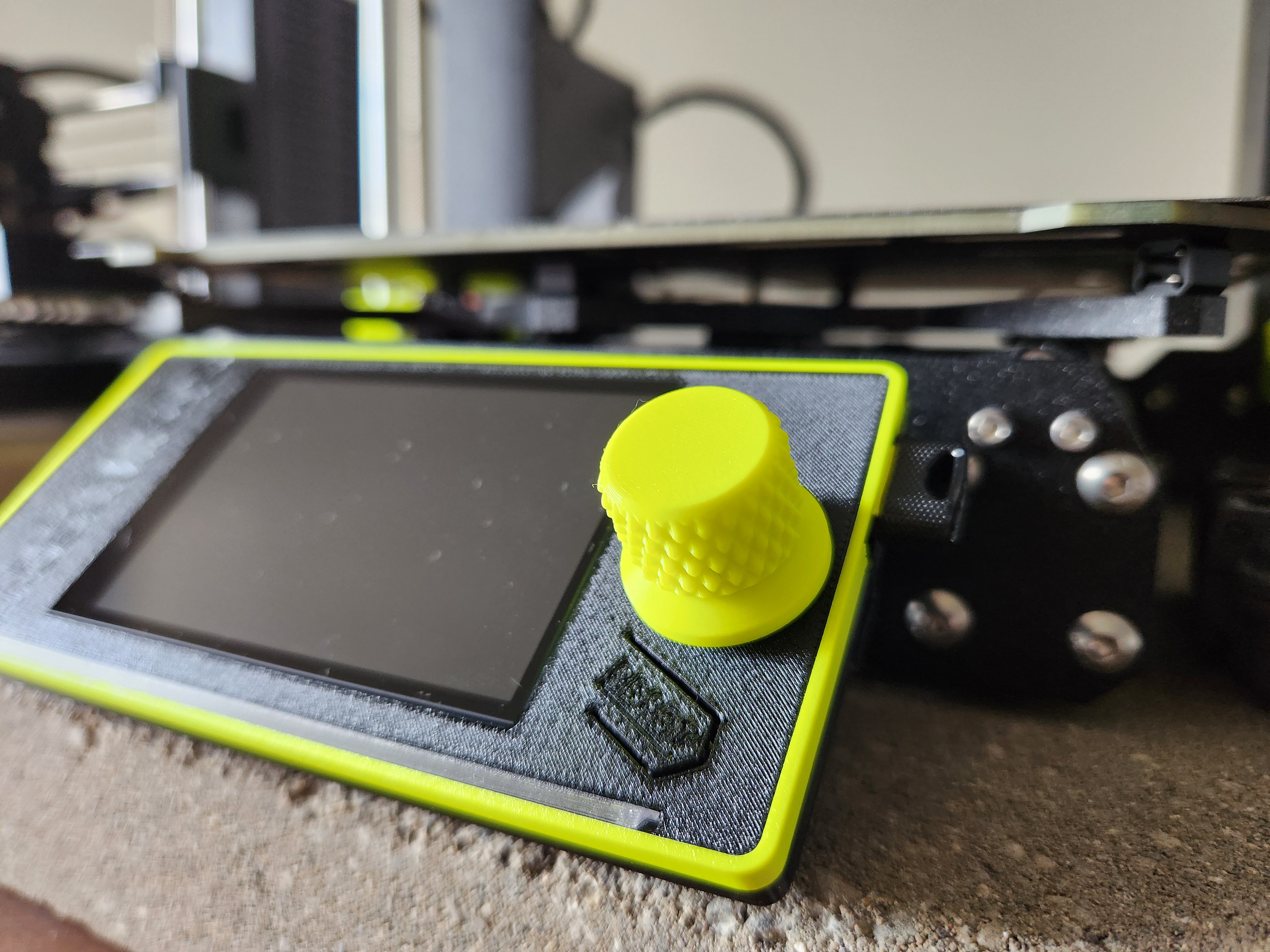 Knurled Knob for Flat XLCD Cover