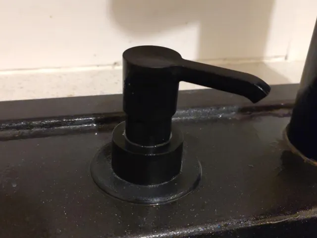 Soap dispenser holder for sinks