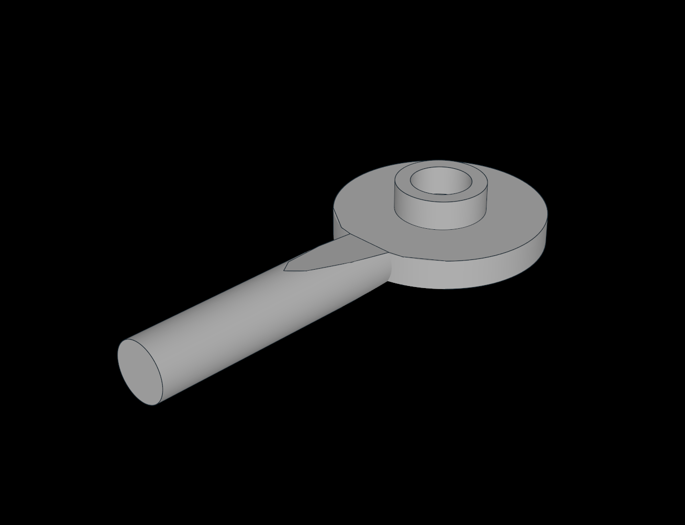 Lego Compatible (3900.dat) Minifig Signal Holder