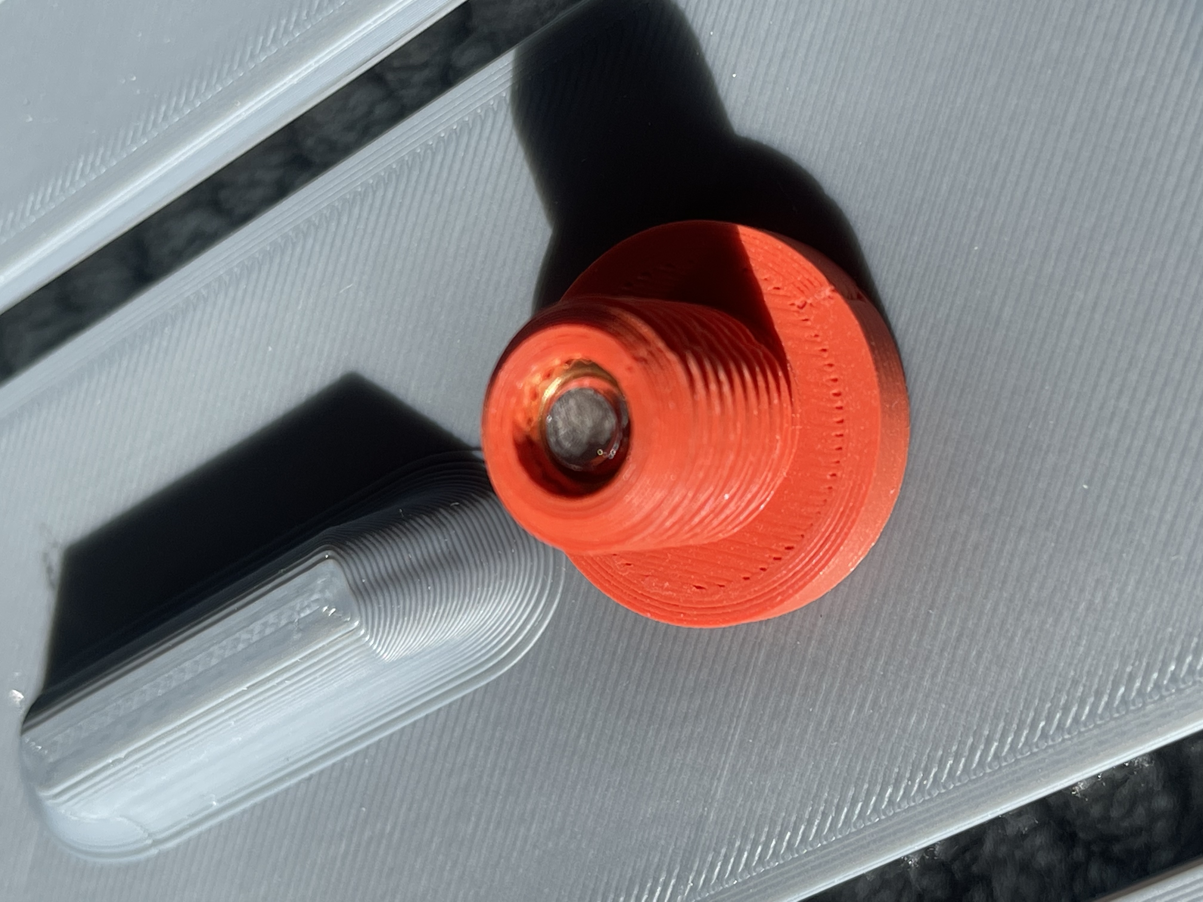 Jig Handle using hot melt insert for M6 Bolt by michelluccote