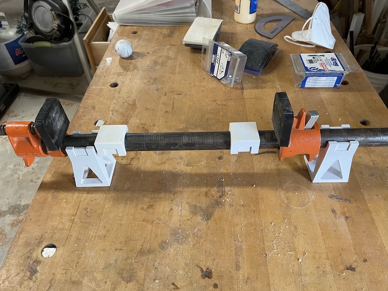 Stands and spacers for 3/4" pipe clamps by kozmickid Download free