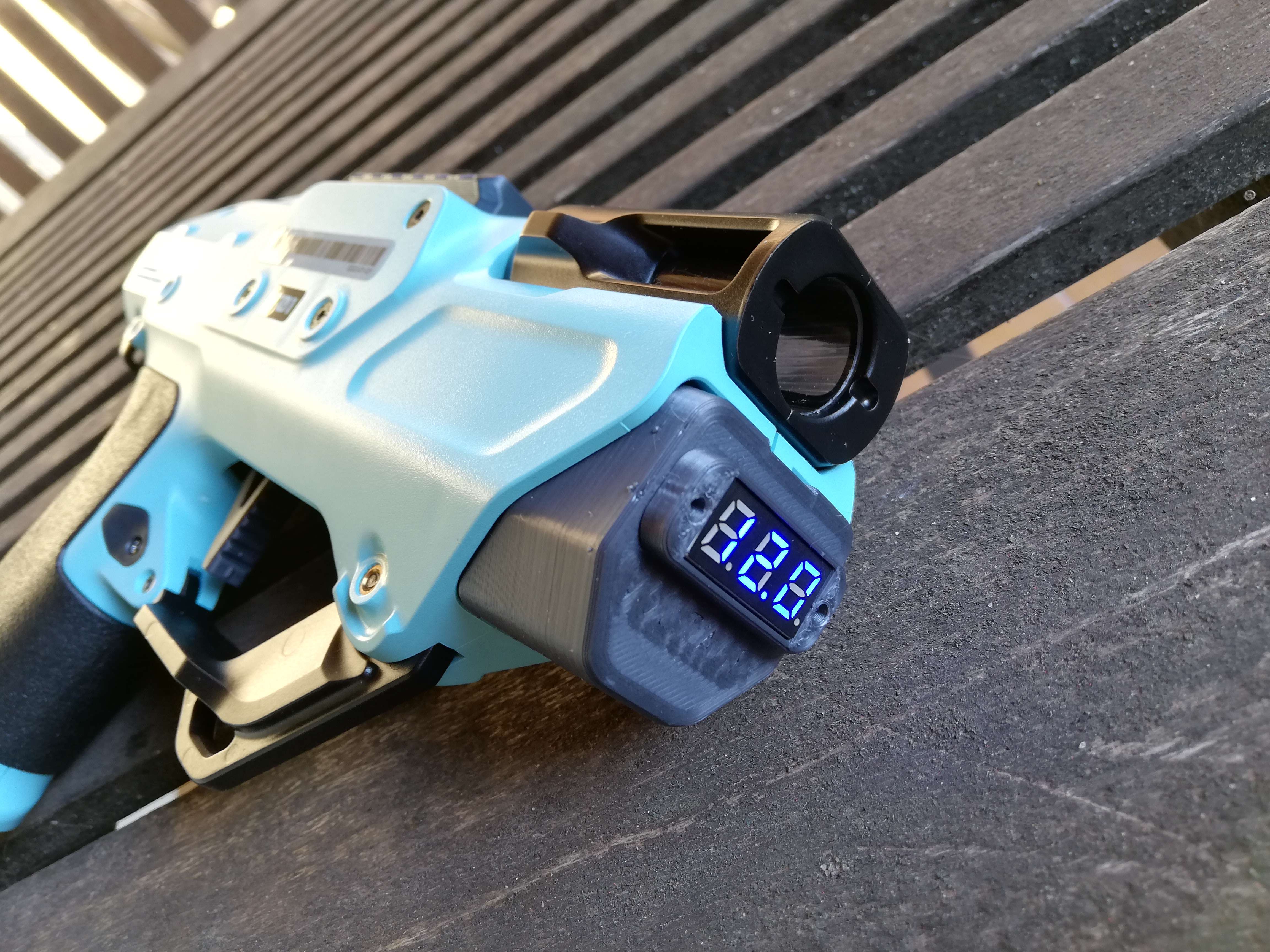 Worker Nightingale Voltmeter Expanded Battery Door