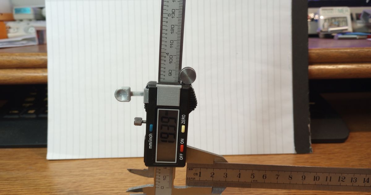 Caliper holder 3rd hand by Norm202 Download free STL model