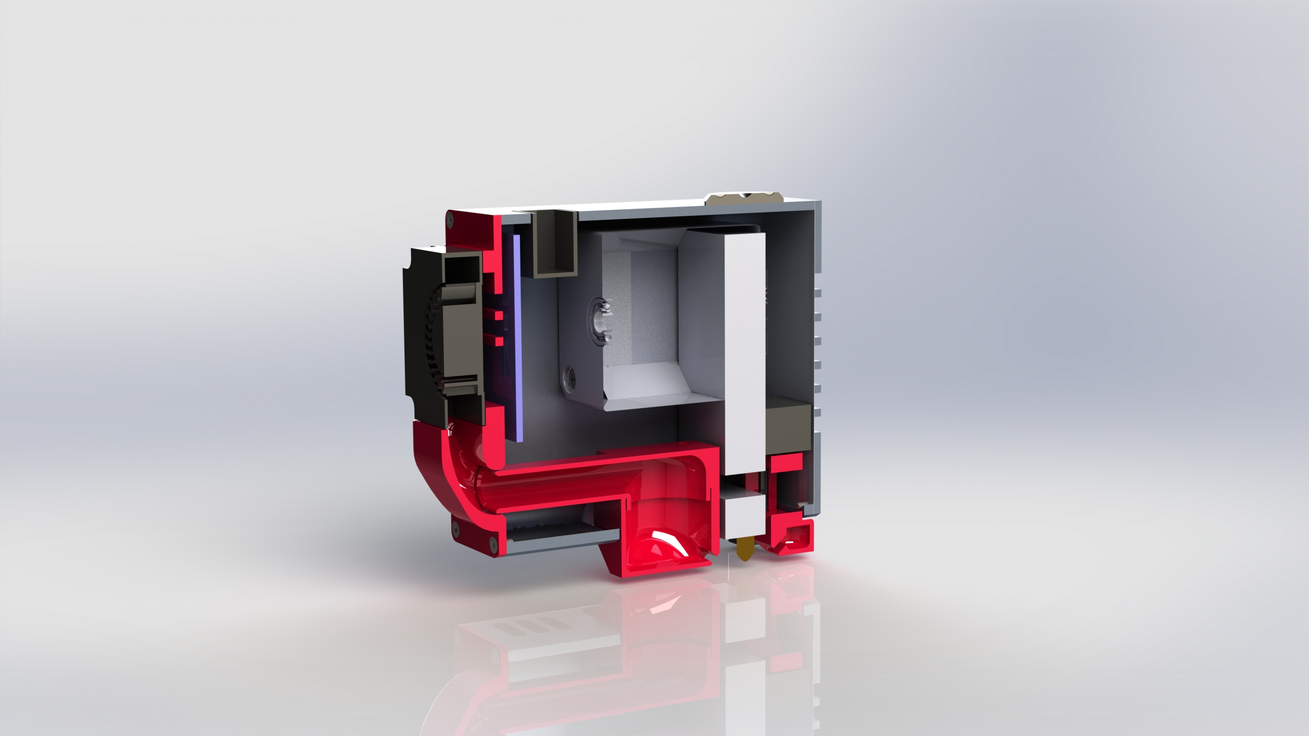 Snapmaker A250T / A350T Multi Outlet Part Cooling Duct (optional 4010