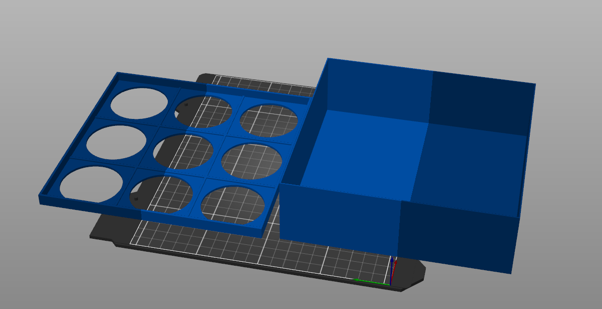 3 x 3 51mm netpot incubator to develope roots for NFT