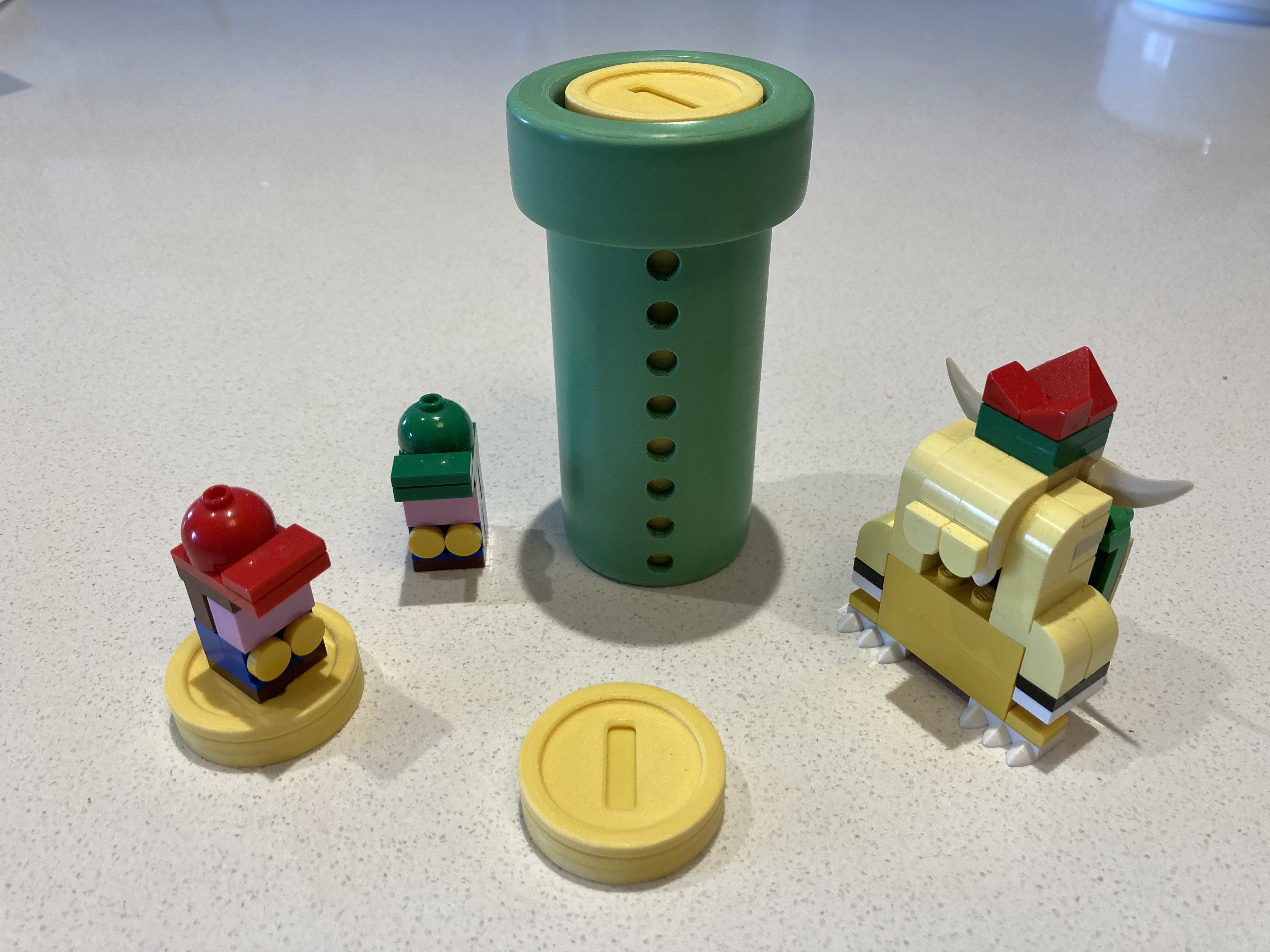 Warp Pipe with Magnetic Coins