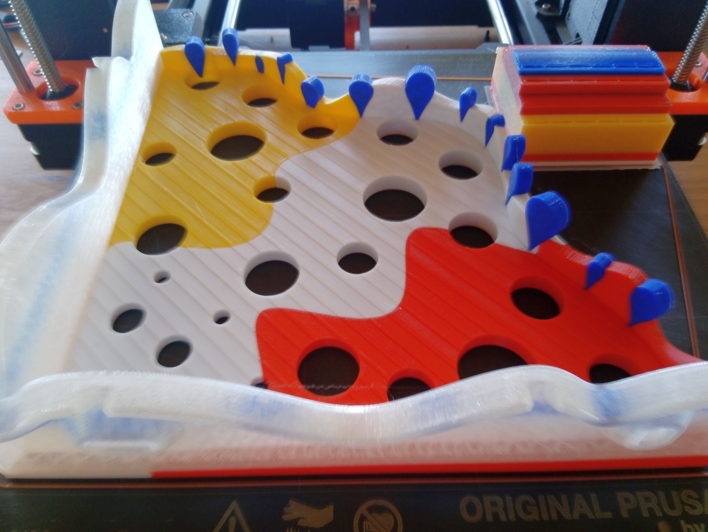 Miniatura 10 do modelo 3D Shower corner tray - multi material