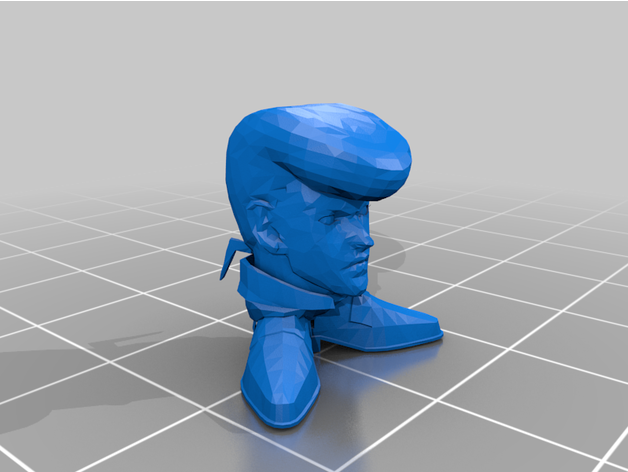JoJo Shoesuke (Josuke Higashikata as a head with shoes)