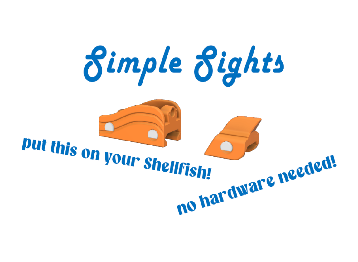 No-hardware Picatinny Ironsights
