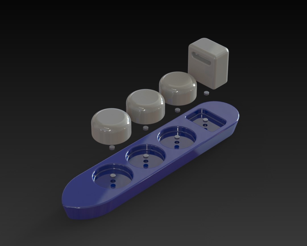 Magnetically assembled toy ship