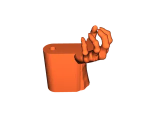 PC case foot hand by maxymczech | Download free STL model | Printables.com