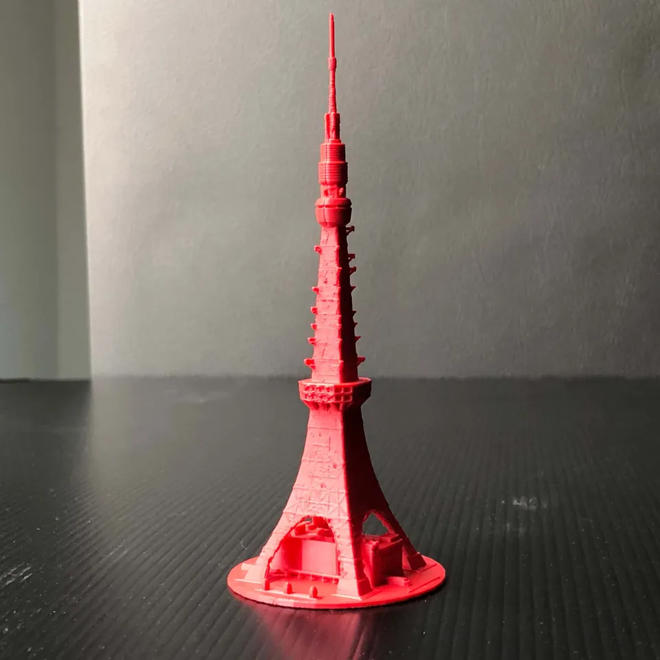 Tokyo Tower - Japan by MiniWorld3D | Download free STL model Tokyo Tower - Japan by MiniWorld3D | Download free STL model