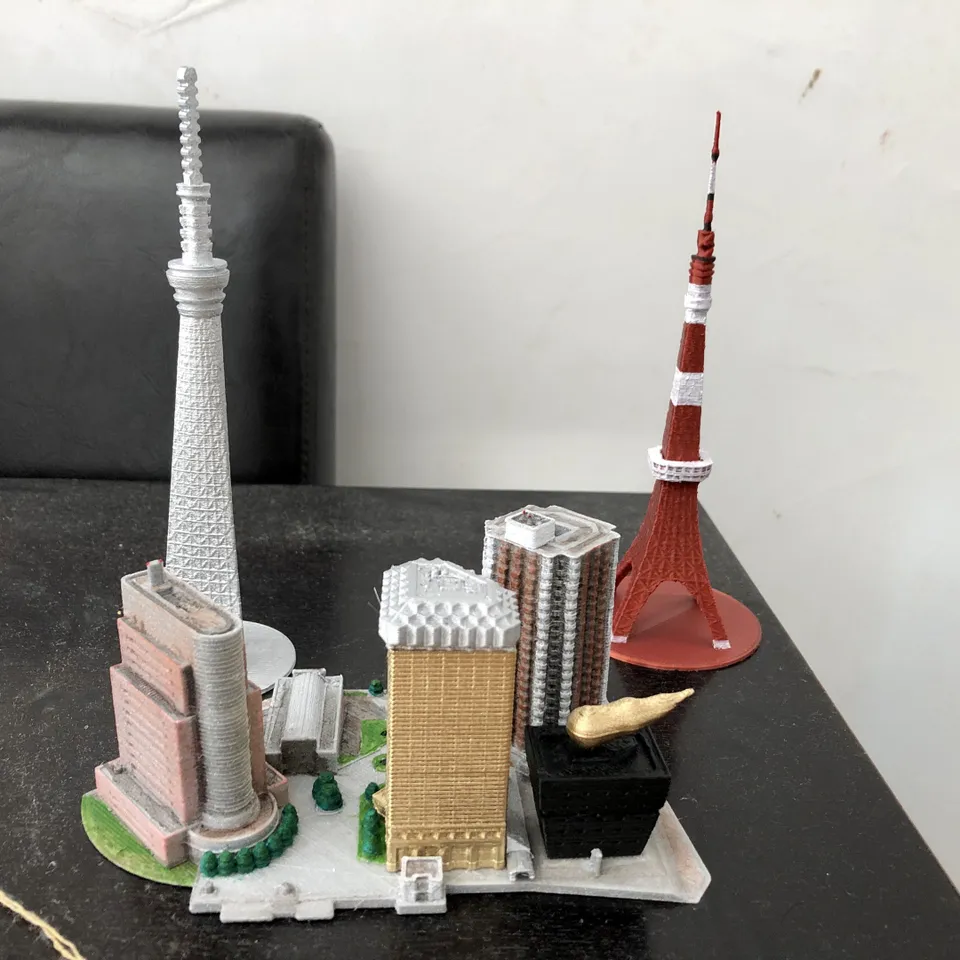 Tokyo Tower - Japan by MiniWorld3D | Download free STL model 