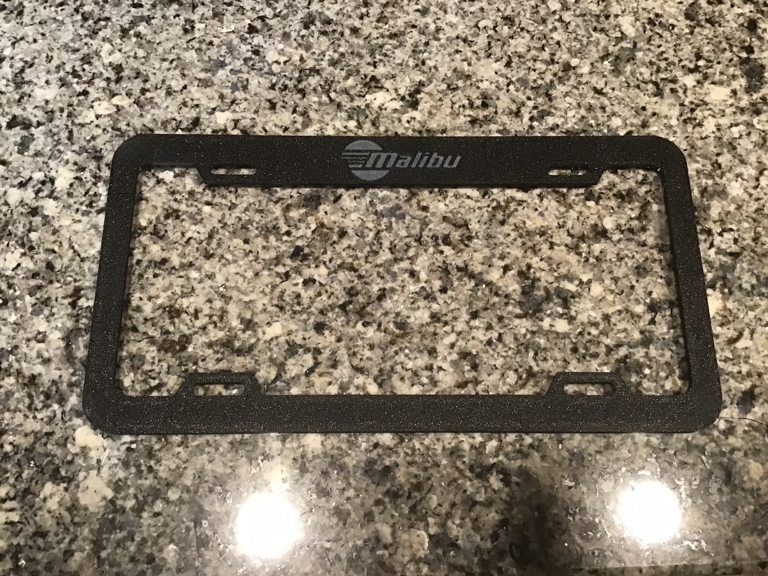 Malibu Boat License plate frame