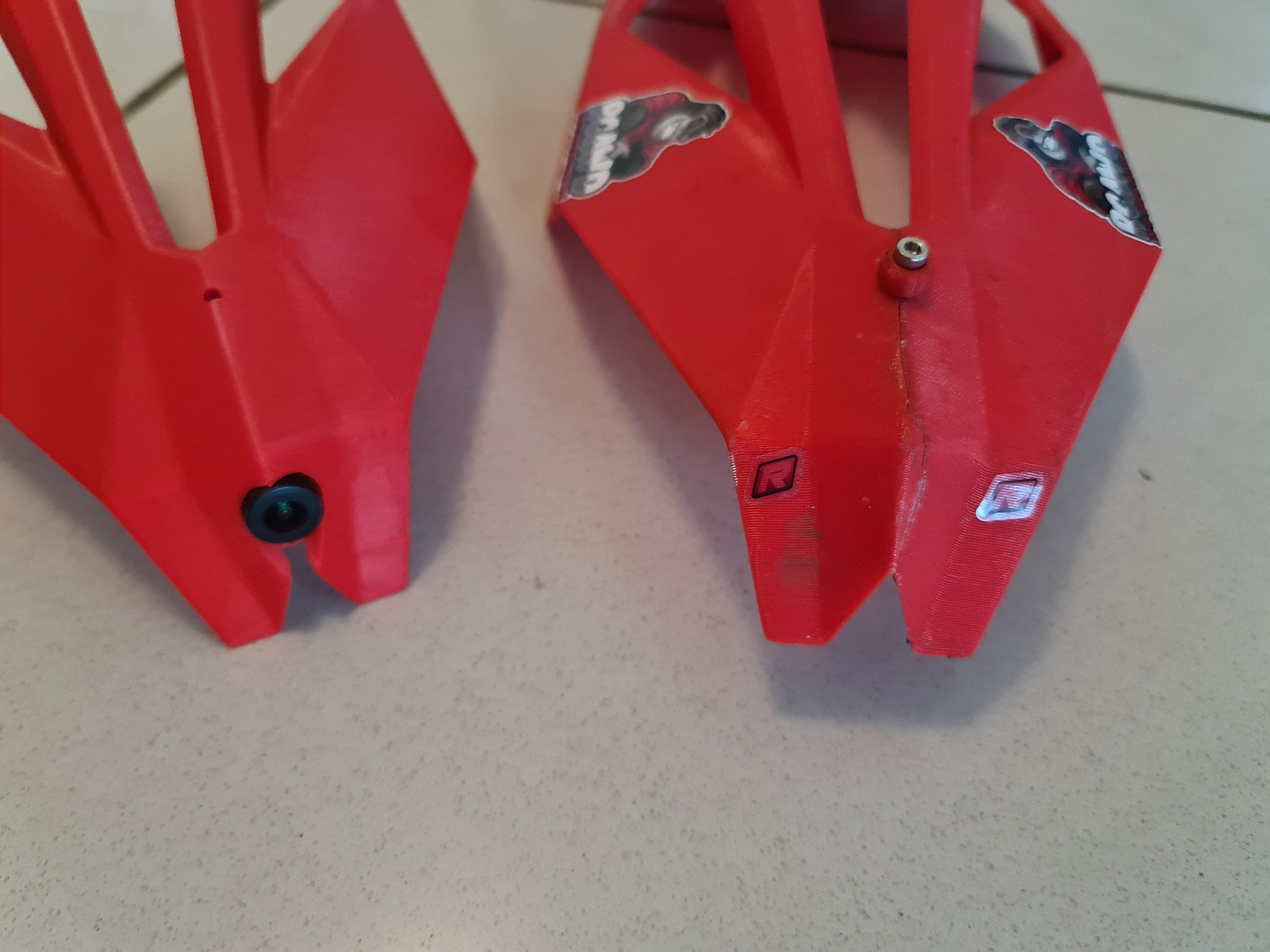 Tarmo5 Skull Body Reinforced (without or with FPV cam) 3D model thumbnail