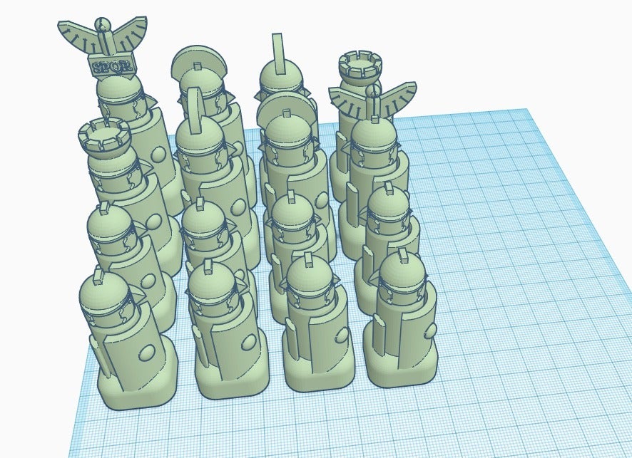 Chess set Romans — miniatura 2