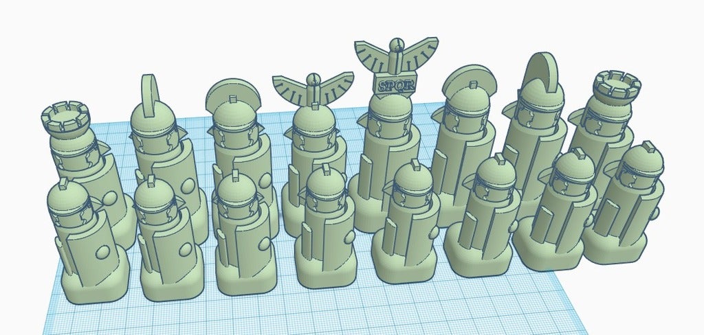 Chess set Romans — miniatura 4
