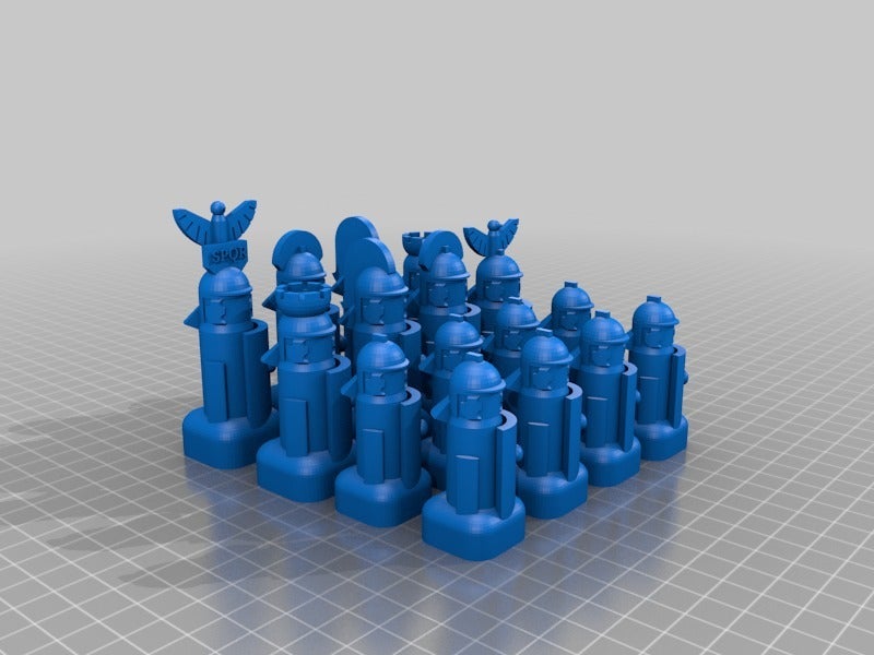 Chess set Romans — miniatura 8