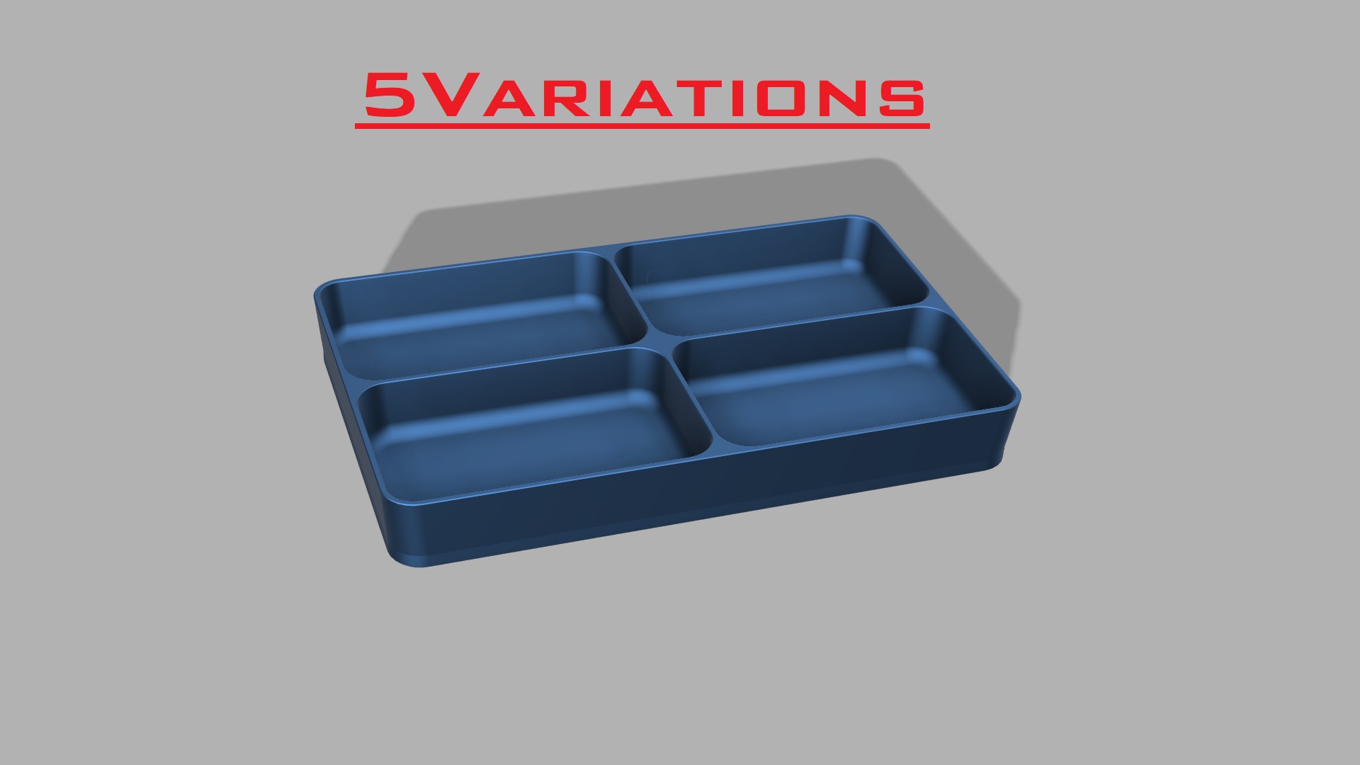 Magnetic screw trays 5-variations
