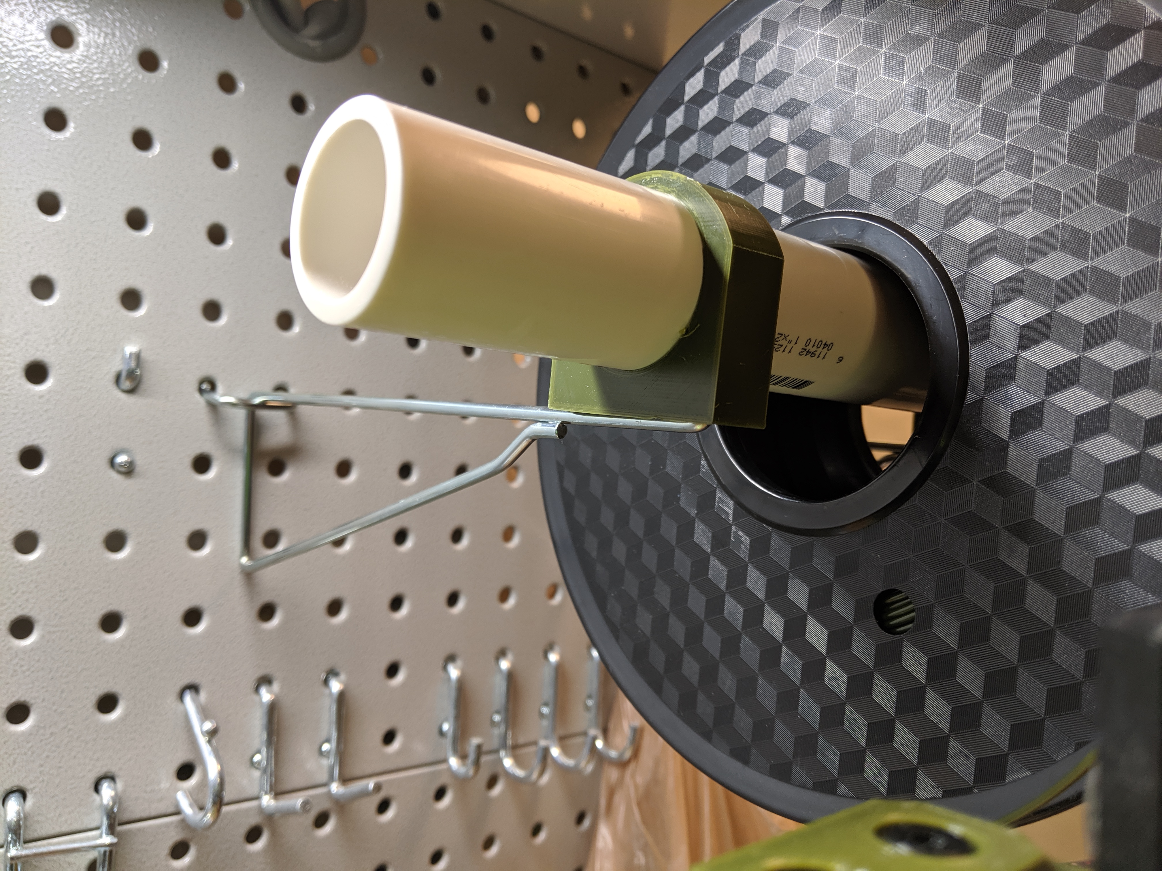 Pegboard Spool Holder