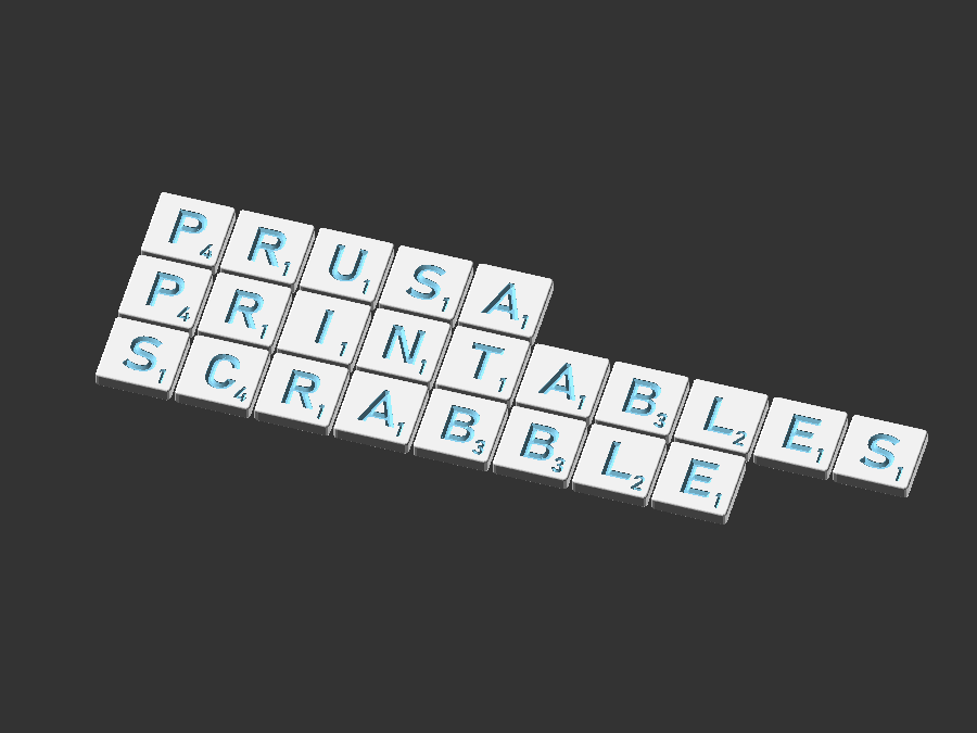 Scrabble by Jack | Download free STL model | Printables.com