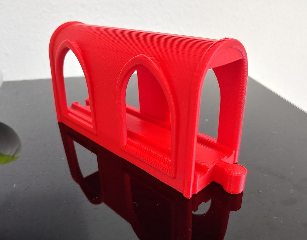 Wooden train tunnel "Eye of gods" compatible to IKEA set by KDima