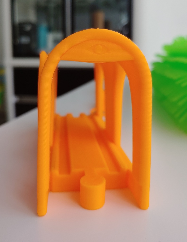 Wooden train tunnel "Eye of gods" compatible to IKEA set by KDima
