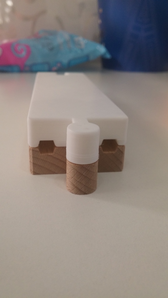 Wooden train pieces compatible to IKEA set by KDima Download free STL