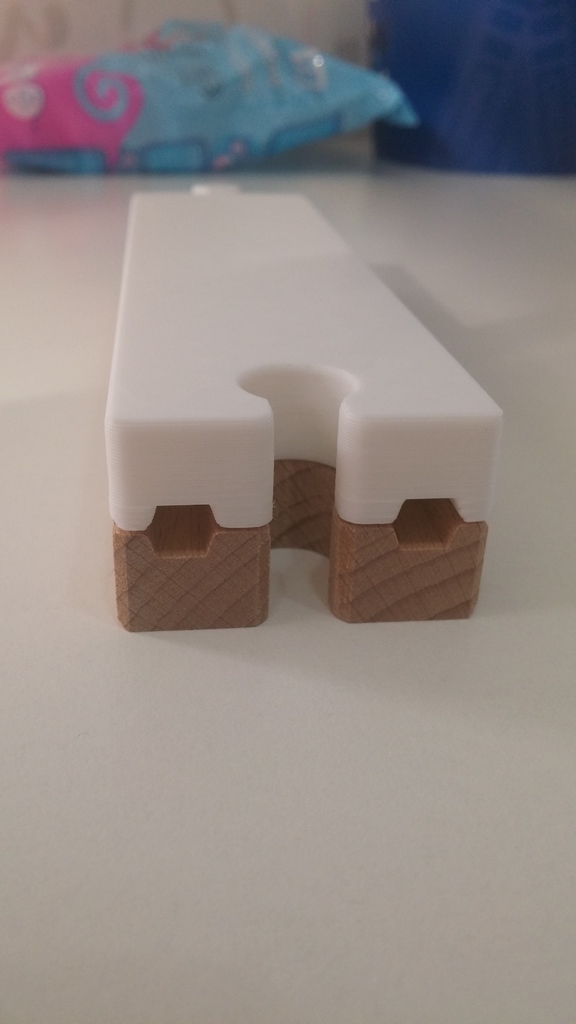 Wooden train pieces compatible to IKEA set by KDima Download free STL