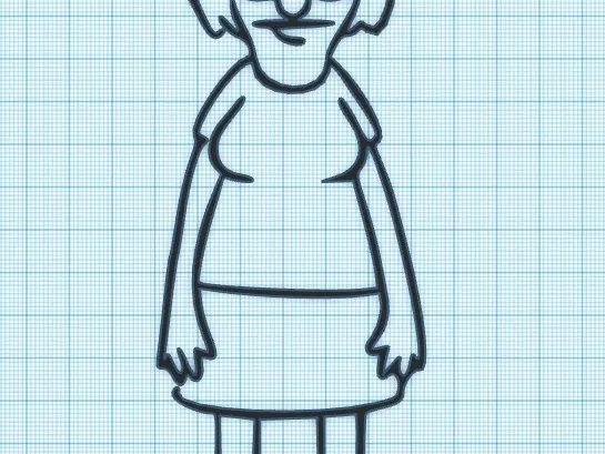 TINA - BOBS BURGERS - WALL ART
