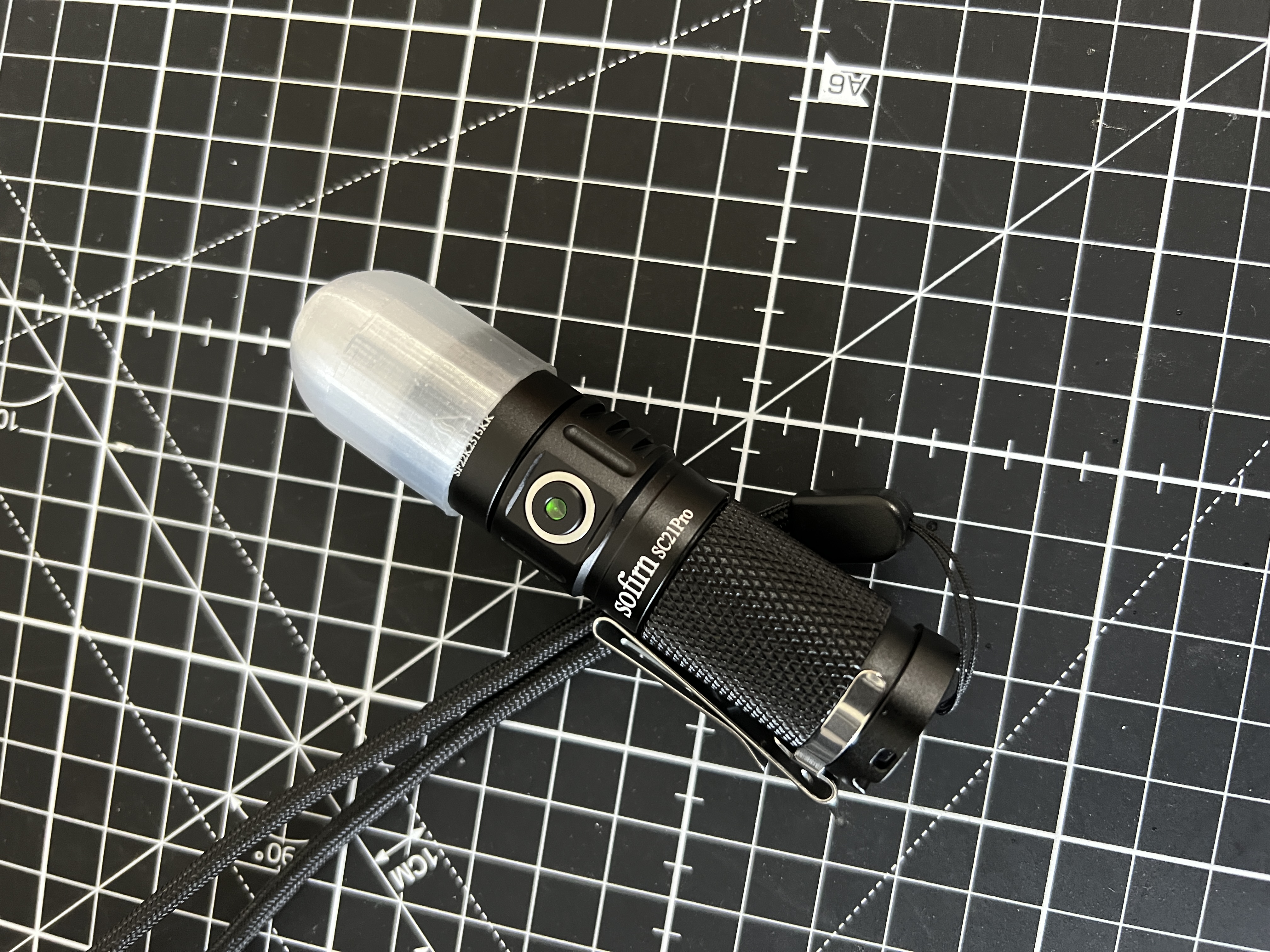 Sofirn SC21Pro Torch / Taschenlampe Diffusor / Diffuser