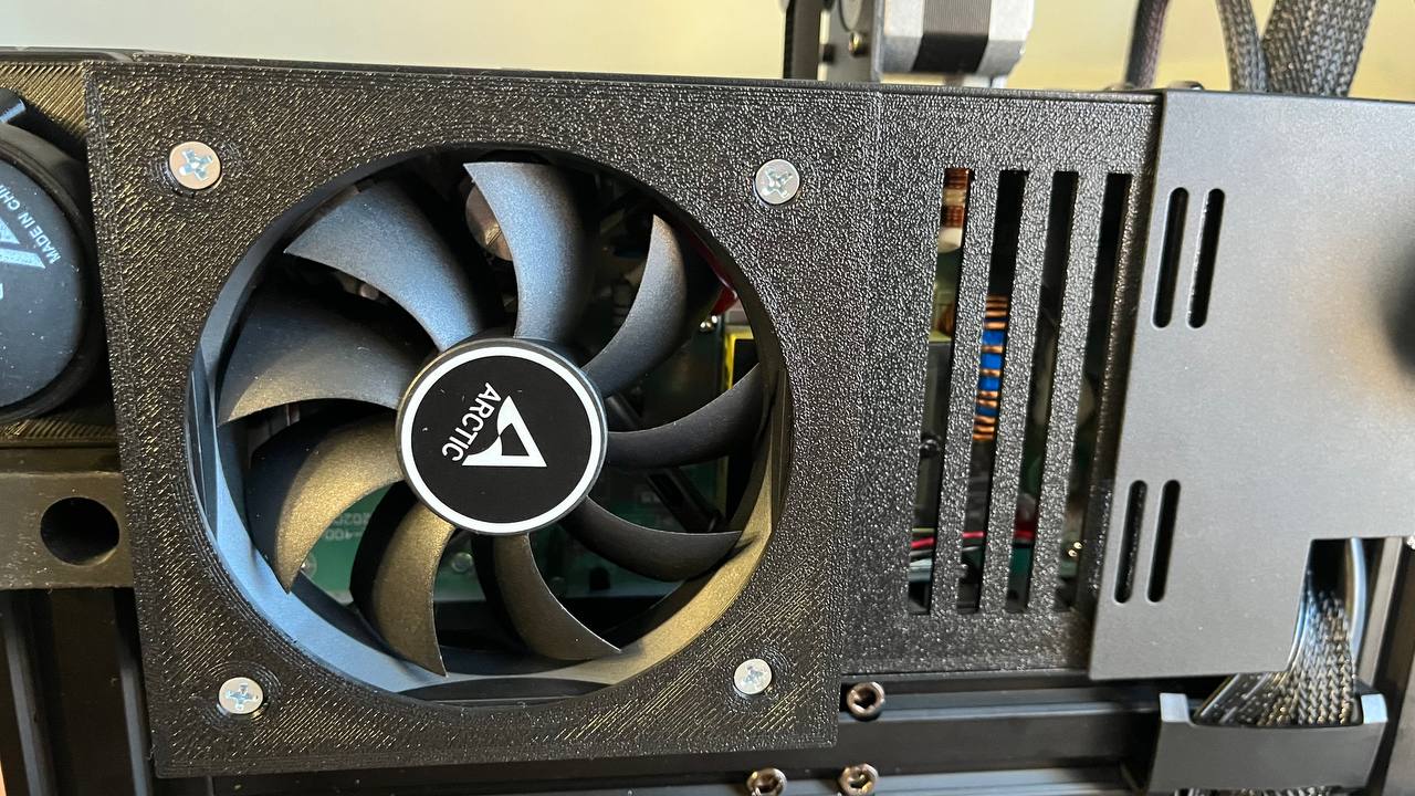 Anycubic Kobra Power Supply Cover with 92 mm fan by D1uxe Download