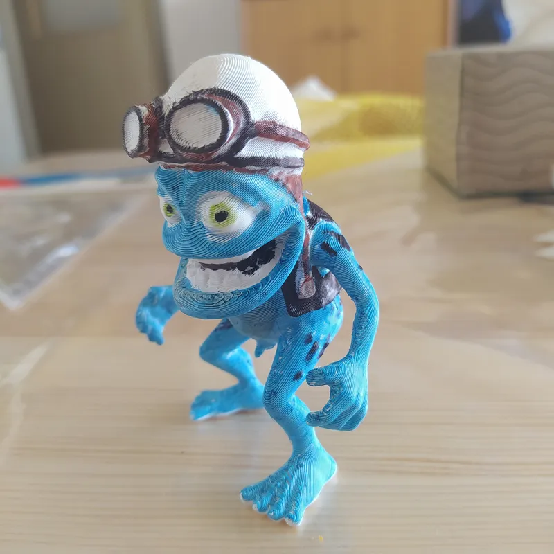 STL file Crazy Frog motorcycle 🐸・3D printer model to download・Cults