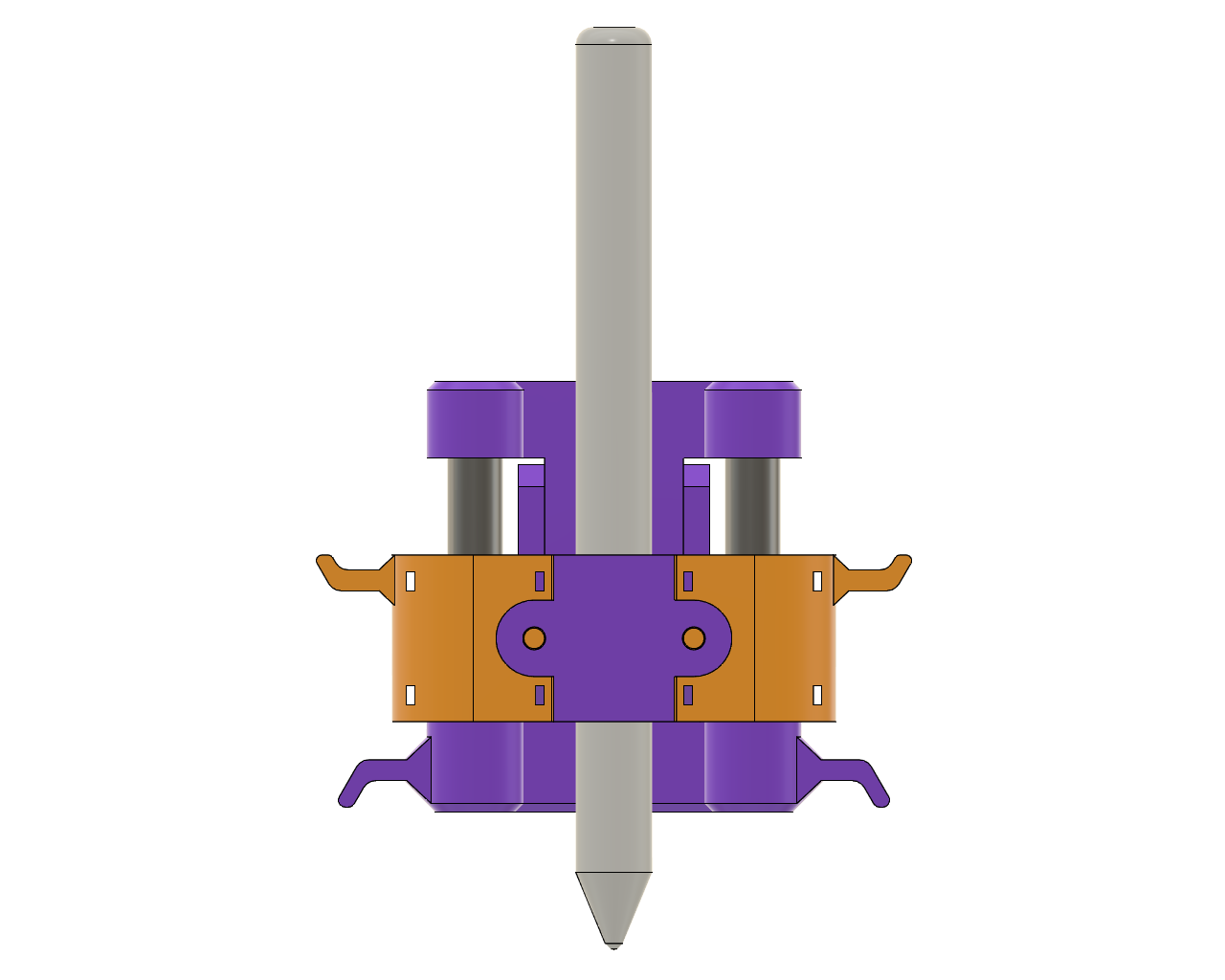 Precision pen mount with linear bearings by basement creations
