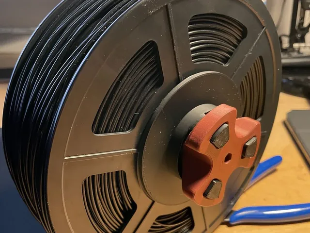 Respooler - adapter disks for 80mm inner circumference spools