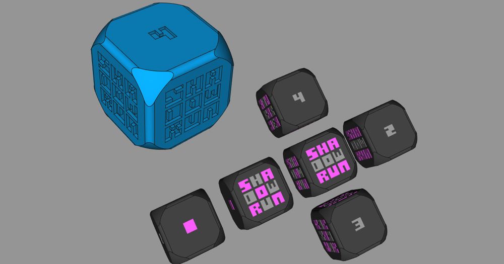 16mm die for Shadowrun by Chopcat Suey | Download free STL model ...