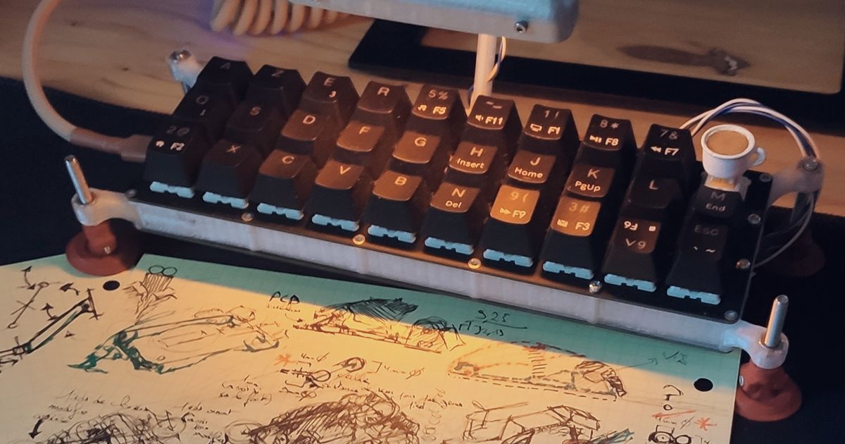 gherkin keyboard box by rain day Download free STL model