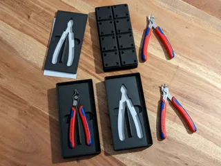 Gridfinity Olfa scissors and knife by uzsbou, Download free STL model