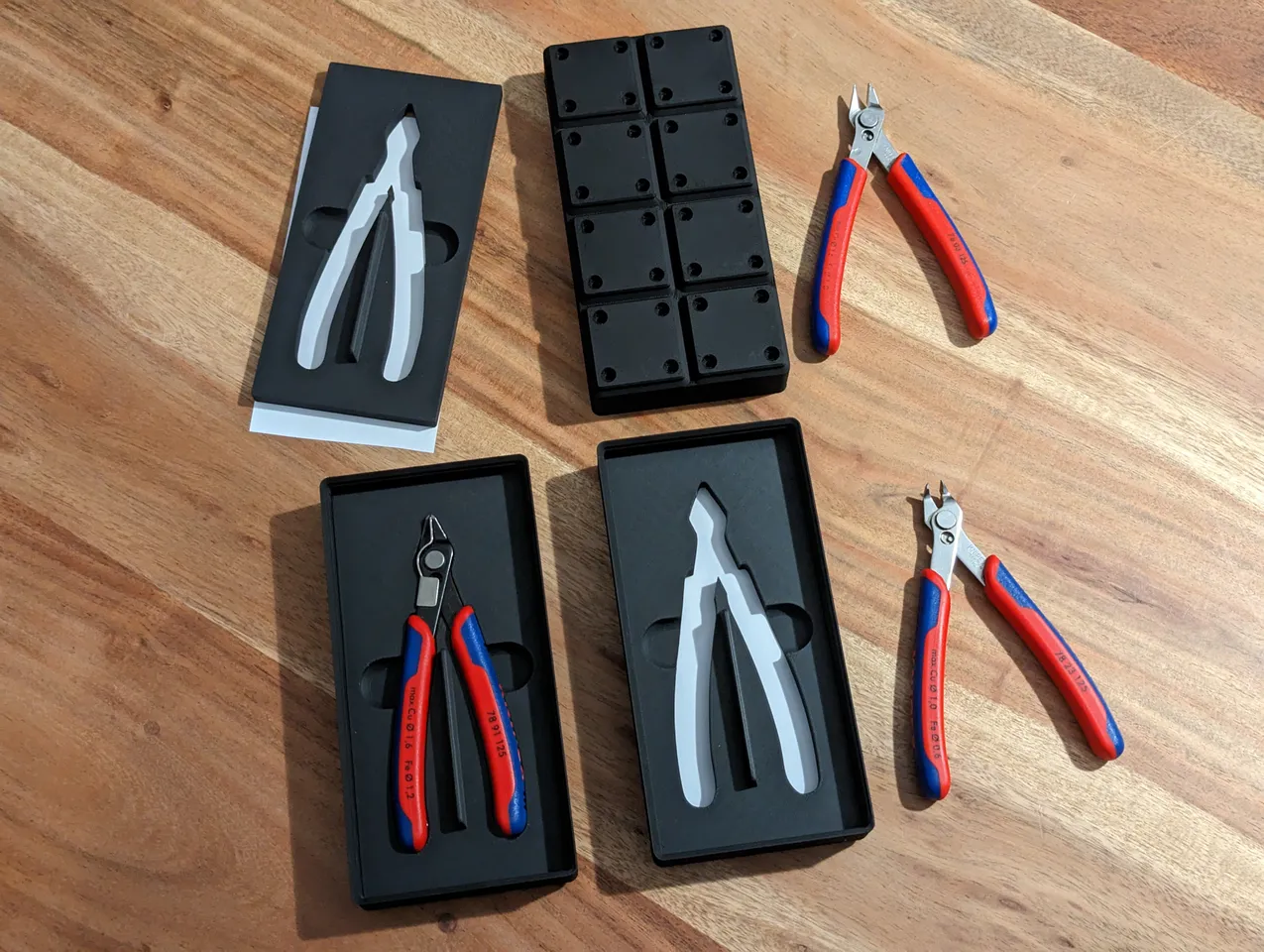 Gridfinity Knipex Super Knips Stackable 2x4x3 Container by