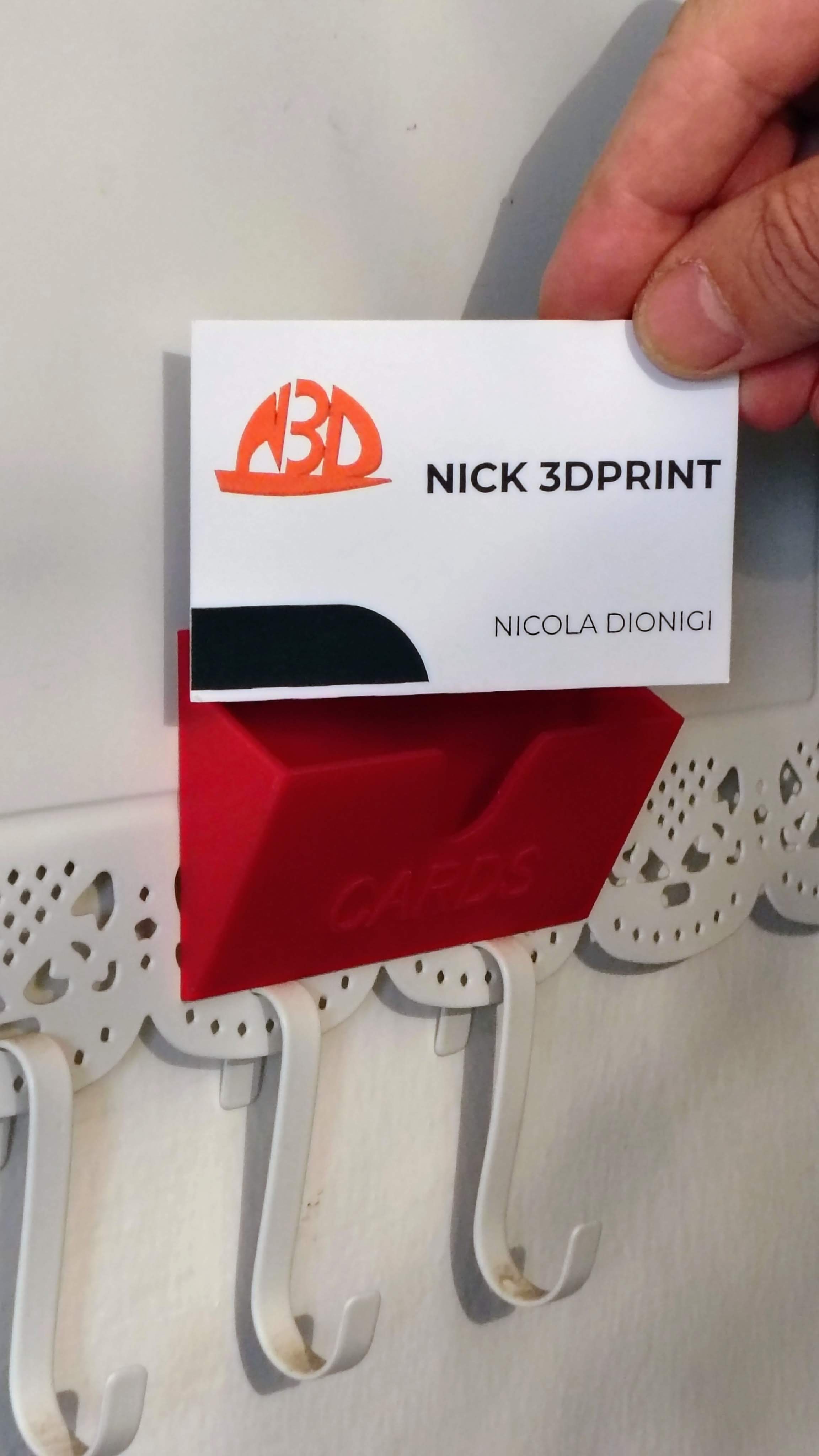 Magnetic wall badge holder