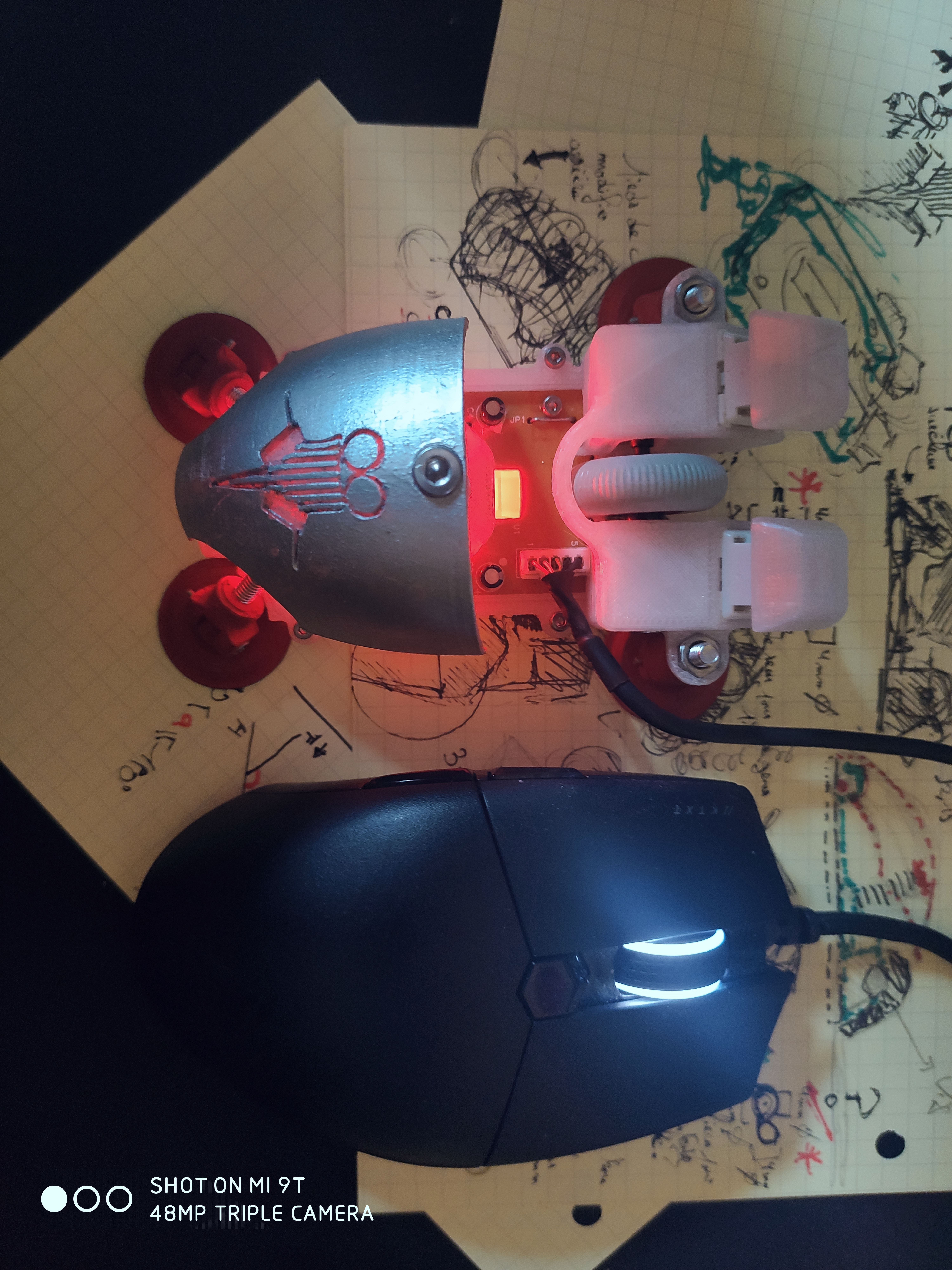 Miniatura 3 do modelo 3D mouse whit mechanical switch