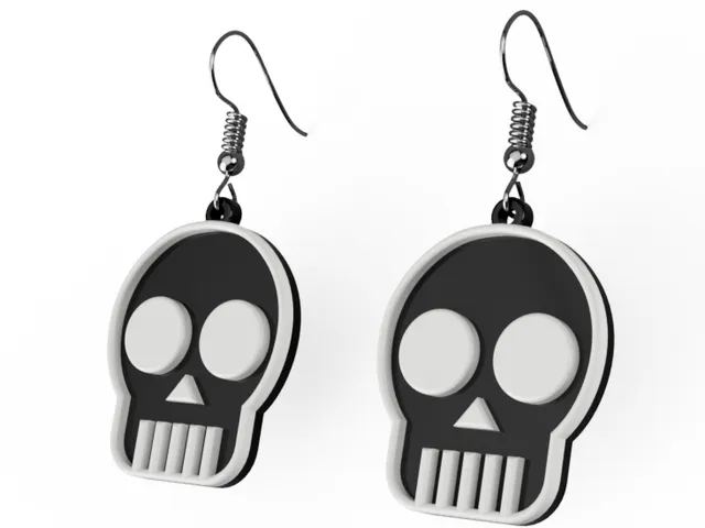Calavera earrings
