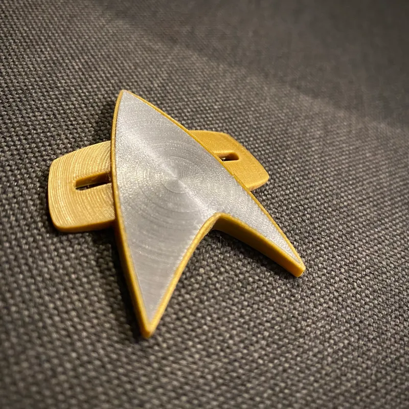 Star Trek Badge Voyager Ds9 Picard 3D model 3D printable