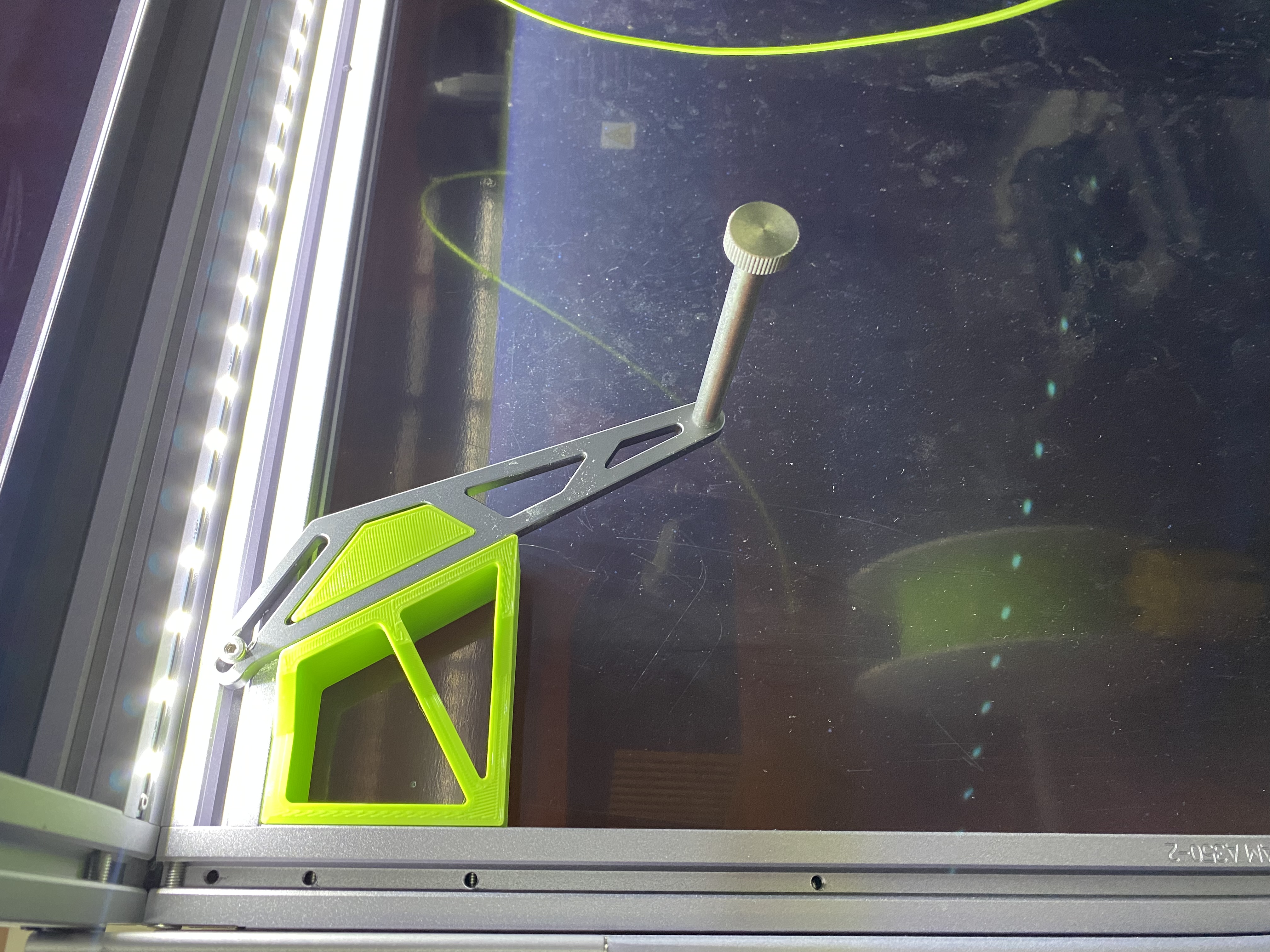 Filament arm mount for Snapmaker 2.0 enclosure (A350/F350)