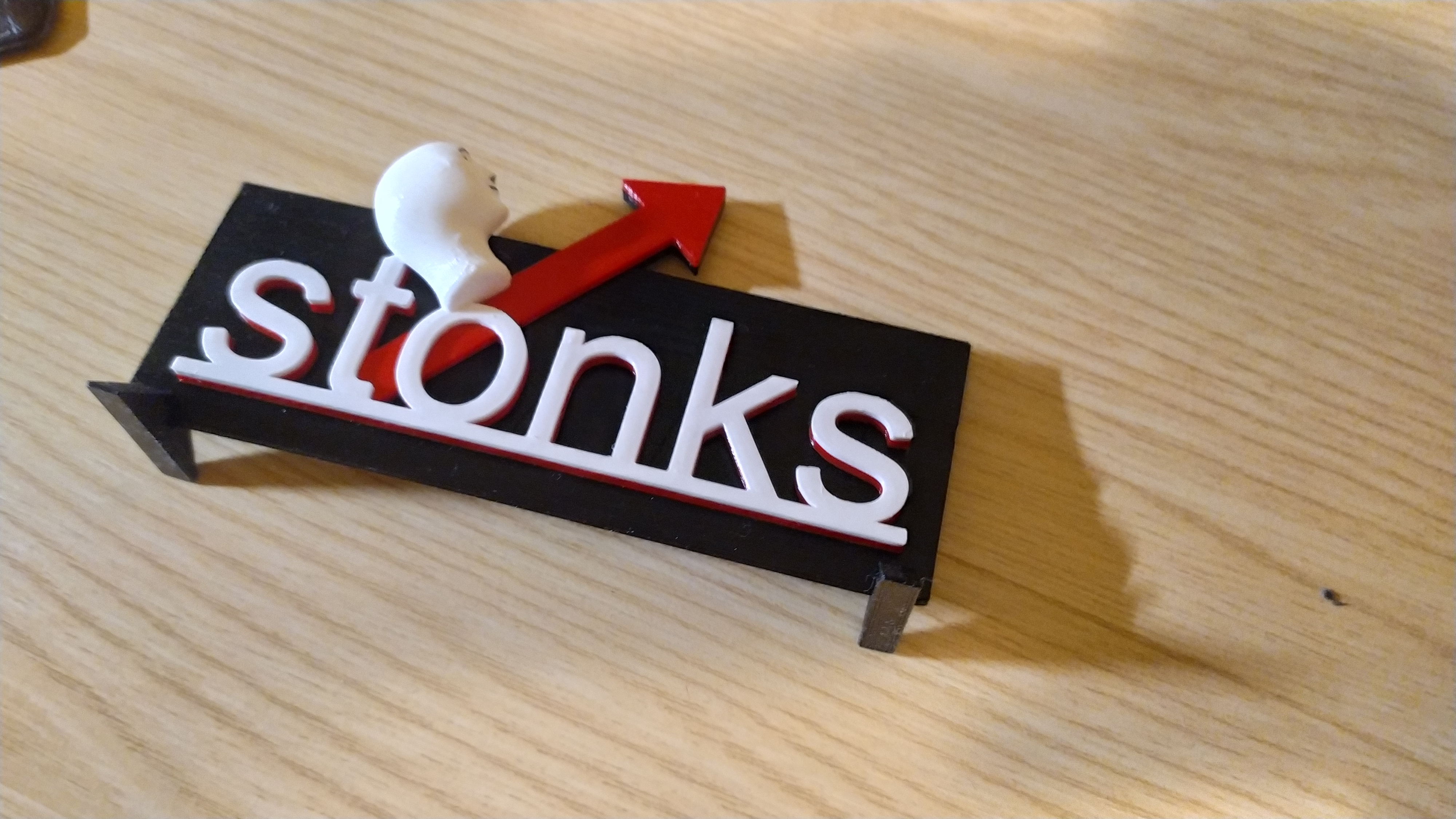 Stonks with backplate